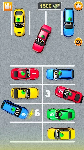 Park Master: Car Parking Jam (Парк Мастер) [МОД Много денег] APK Android Screenshot 2