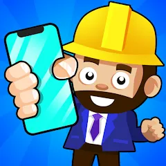 Idle Smartphone Tycoon Factory (Смартфон Фабрика Айдл Тайкун) [МОД Меню] APK Android