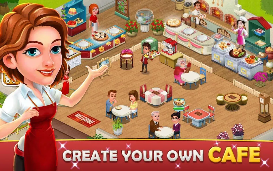 Cafe Tycoon – Cooking & Fun [МОД Меню] APK Android Screenshot 1