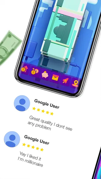 Money cash clicker [МОД Premium] APK Android Screenshot 2