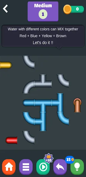 Color Plumber (Цолор Пламбер) [МОД Меню] APK Android Screenshot 2