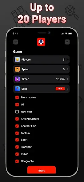 Spy - Board Party Game [МОД Много денег] APK Android Screenshot 3