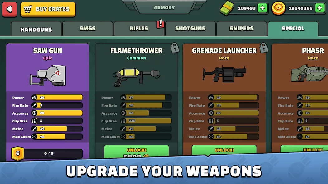 Mini Militia - War.io (Мини Милития) [МОД Бесконечные монеты] APK Android Screenshot 5