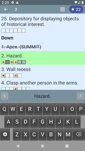 English Crossword puzzle (Английский кроссворд) [МОД Mega Pack] APK Android Screenshot 5