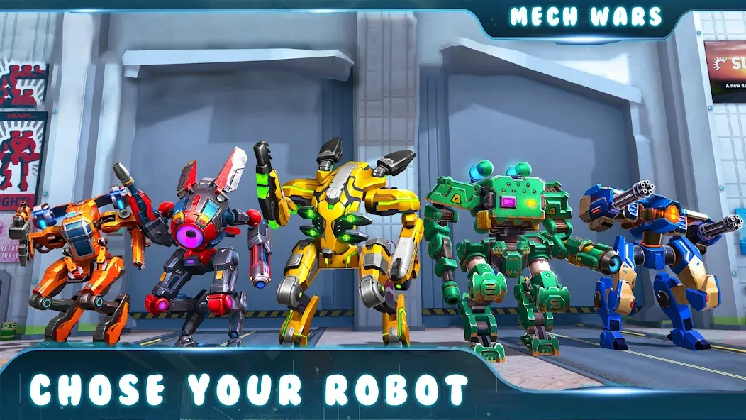 Spider Mech Wars - Robot Game [МОД Много денег] APK Android Screenshot 3