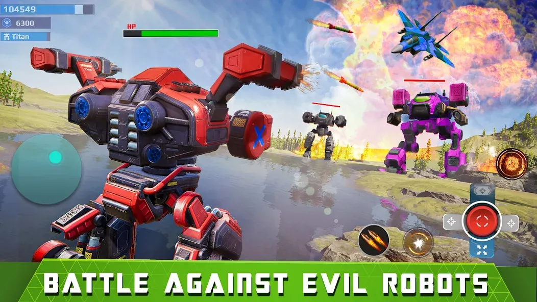 Mech Robot Wars - Multi Robot [МОД Mega Pack] APK Android Screenshot 1