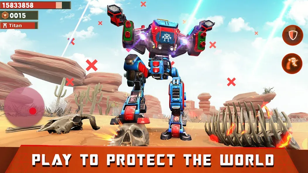 Mech Robot Wars - Multi Robot [МОД Mega Pack] APK Android Screenshot 3