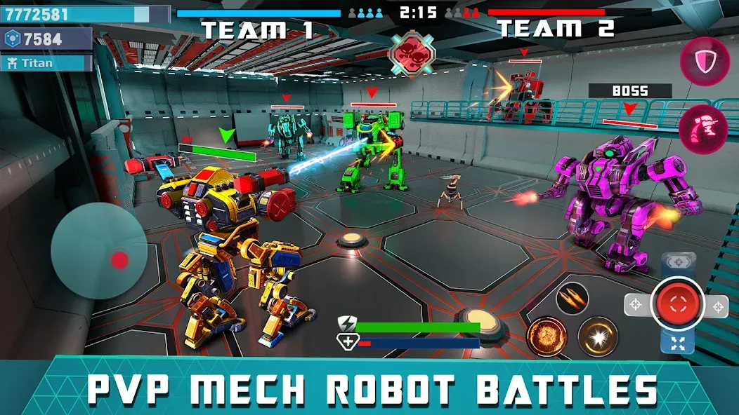 Mech Robot Wars - Multi Robot [МОД Mega Pack] APK Android Screenshot 5