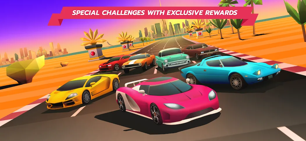 Horizon Chase – Arcade Racing (Хорайзон Чейс) [МОД Mega Pack] APK Android Screenshot 3