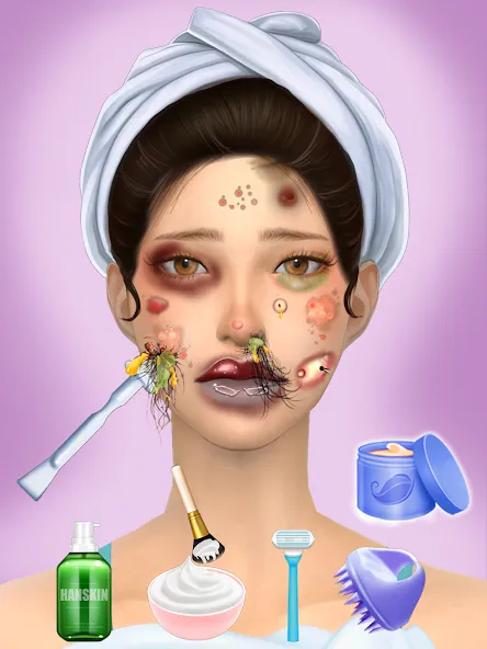 Waxing Spa ASMR Makeover Salon [МОД Mega Pack] APK Android Screenshot 1