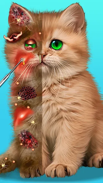 Virtual Cat ASMR Spa Makeover (Виртуальный кот  Спа Мэйкавер) [МОД Все открыто] APK Android Screenshot 1