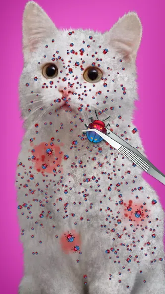 Virtual Cat ASMR Spa Makeover (Виртуальный кот  Спа Мэйкавер) [МОД Все открыто] APK Android Screenshot 3