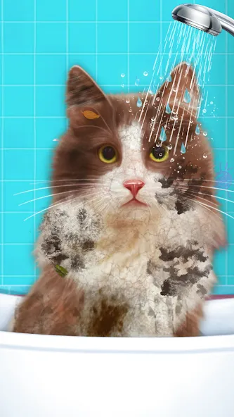 Virtual Cat ASMR Spa Makeover (Виртуальный кот  Спа Мэйкавер) [МОД Все открыто] APK Android Screenshot 5