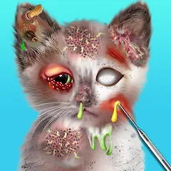 Virtual Cat ASMR Spa Makeover (Виртуальный кот  Спа Мэйкавер) [МОД Все открыто] APK Android