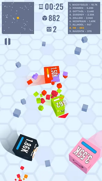 Cube Zone io [МОД Меню] APK Android Screenshot 3
