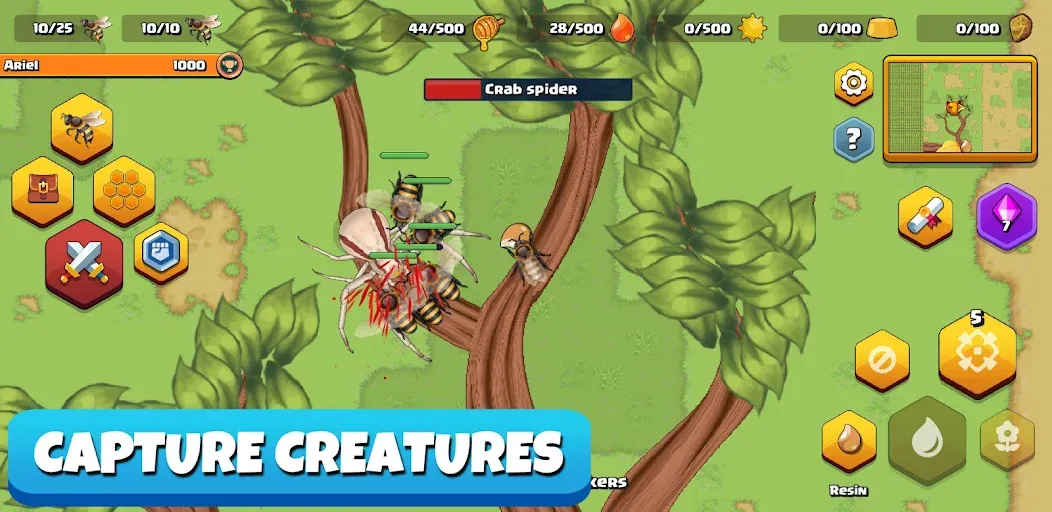 Pocket Bees: Colony Simulator (Покет Биз) [МОД Mega Pack] APK Android Screenshot 4