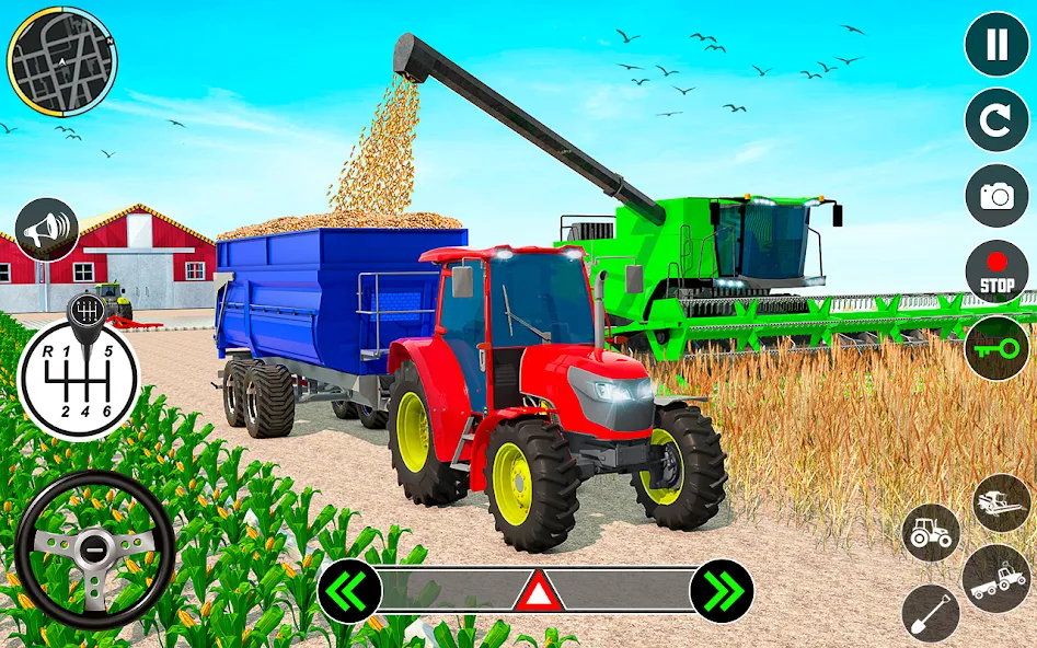 Tractor Farming: Tractor Games (Тракторное хозяйство) [МОД Меню] APK Android Screenshot 3