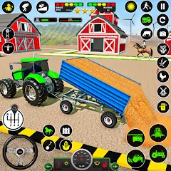 Tractor Farming: Tractor Games (Тракторное хозяйство) [МОД Меню] APK Android
