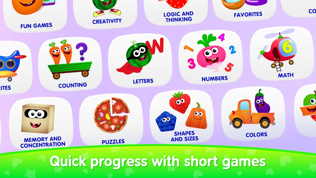 Educational games for kids 2-4 [МОД Unlocked] APK Android Screenshot 1