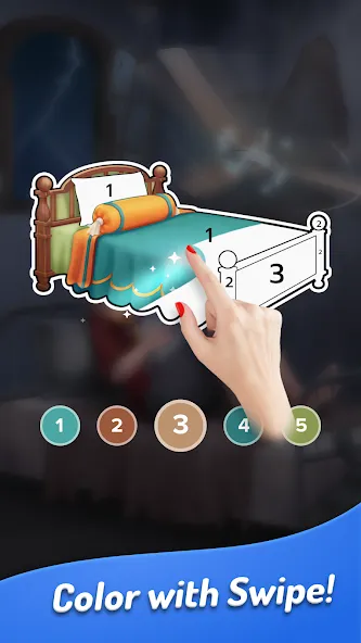 Colorswipes® - Color by Number [МОД Все открыто] APK Android Screenshot 3