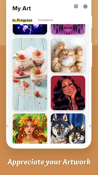 Coloring Game: Paint by Number [МОД Все открыто] APK Android Screenshot 5