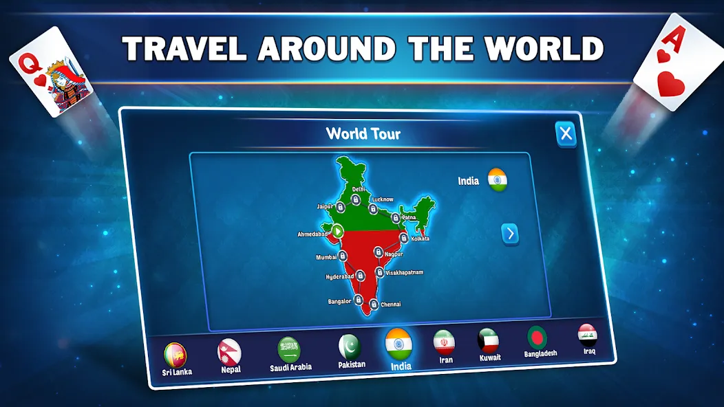 Callbreak Star - Card Game (Коллбрик Стар) [МОД Меню] APK Android Screenshot 2