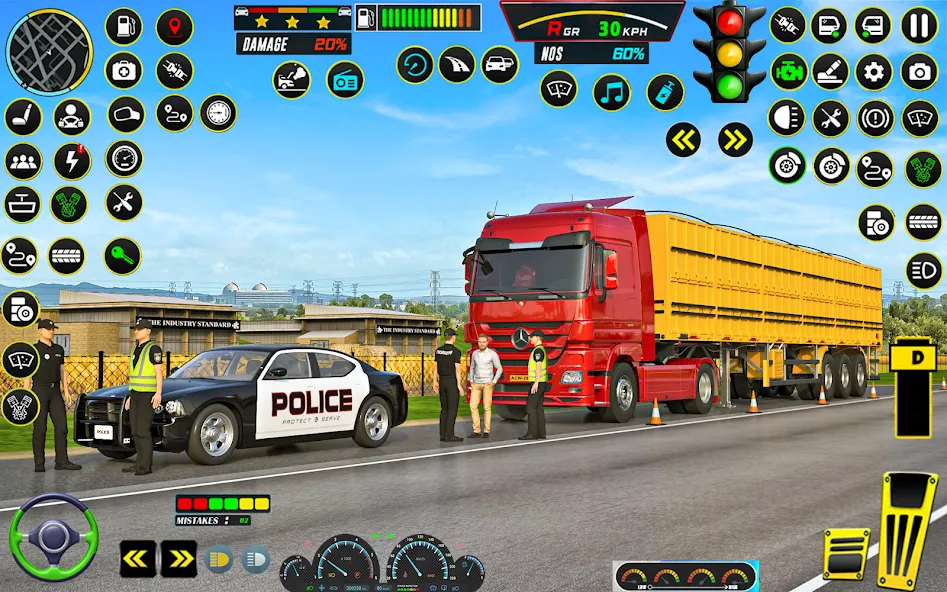 US Truck Simulator Game 2022 (Трак Симулятор) [МОД Mega Pack] APK Android Screenshot 3