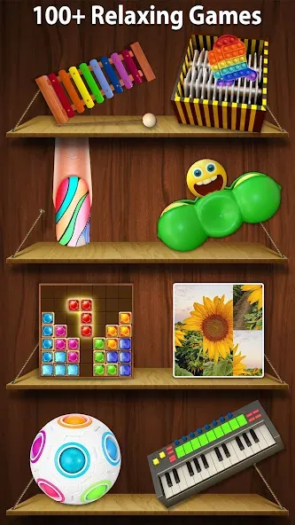Antistress ASMR: Fidget Toys (асмр игрушки) [МОД Unlocked] APK Android Screenshot 2