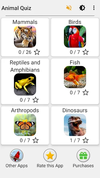 Animals Quiz Learn All Mammals [МОД Много денег] APK Android Screenshot 3