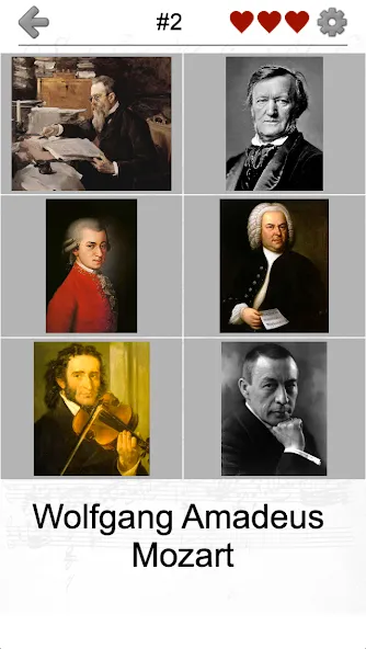 Famous Composers Portrait Quiz [МОД Все открыто] APK Android Screenshot 4