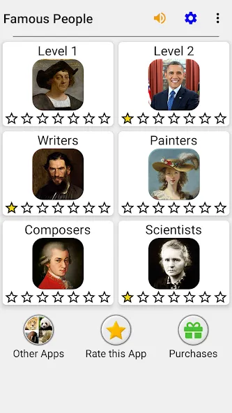 Famous People - History Quiz [МОД Mega Pack] APK Android Screenshot 3
