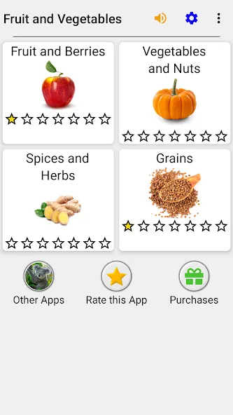 Fruit and Vegetables - Quiz [МОД Unlocked] APK Android Screenshot 3