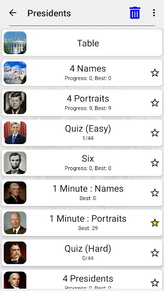 US Presidents and History Quiz [МОД Все открыто] APK Android Screenshot 3