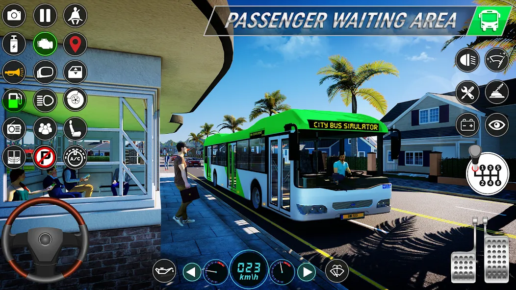 City Bus Simulator: Bus Games (Риал Сити Бас Симулятор Геймс) [МОД Бесконечные монеты] APK Android Screenshot 1