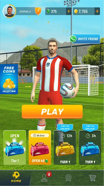 Football World - Real People (Футбол Ворлд) [МОД Меню] APK Android Screenshot 1