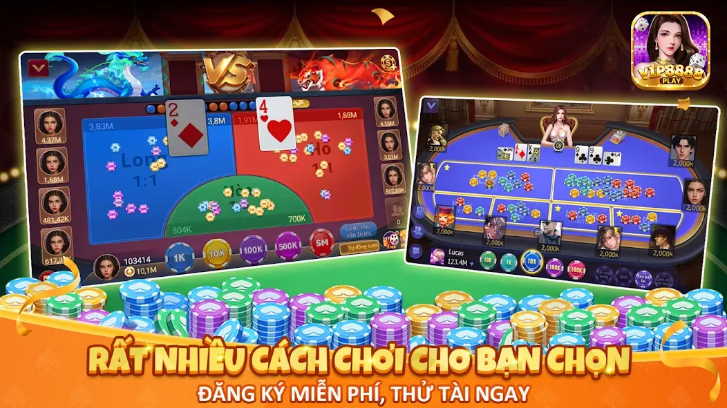 VIP8888 Play - Sòng Bạc ONLINE (ВИП8888 Плей) [МОД Mega Pack] APK Android Screenshot 4