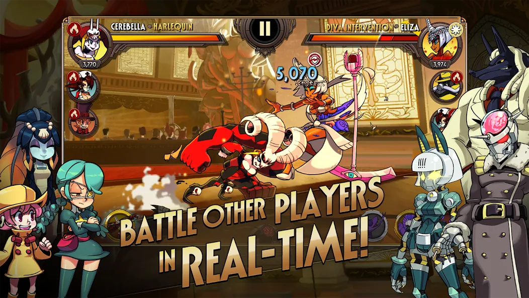 Skullgirls: Fighting RPG (Скулгрлз) [МОД Mega Pack] APK Android Screenshot 2