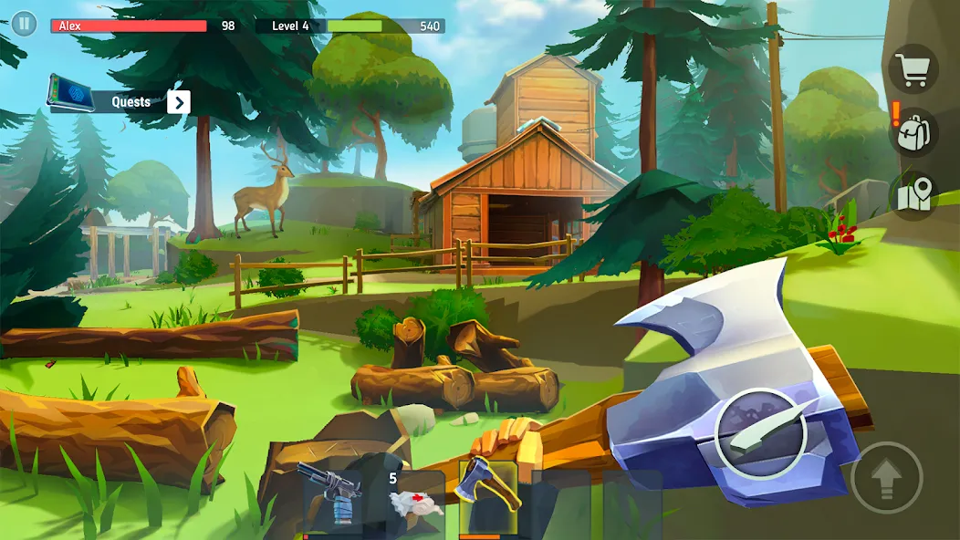 TEGRA: Zombie survival island (Тегра) [МОД Все открыто] APK Android Screenshot 1