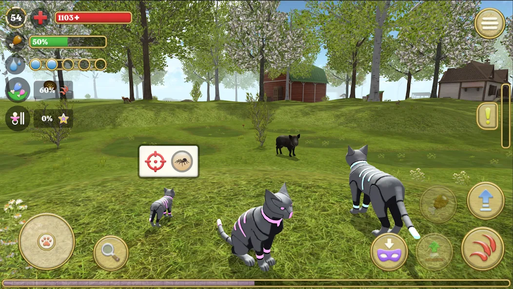 Cat Simulator : Kitties Family [МОД Меню] APK Android Screenshot 5