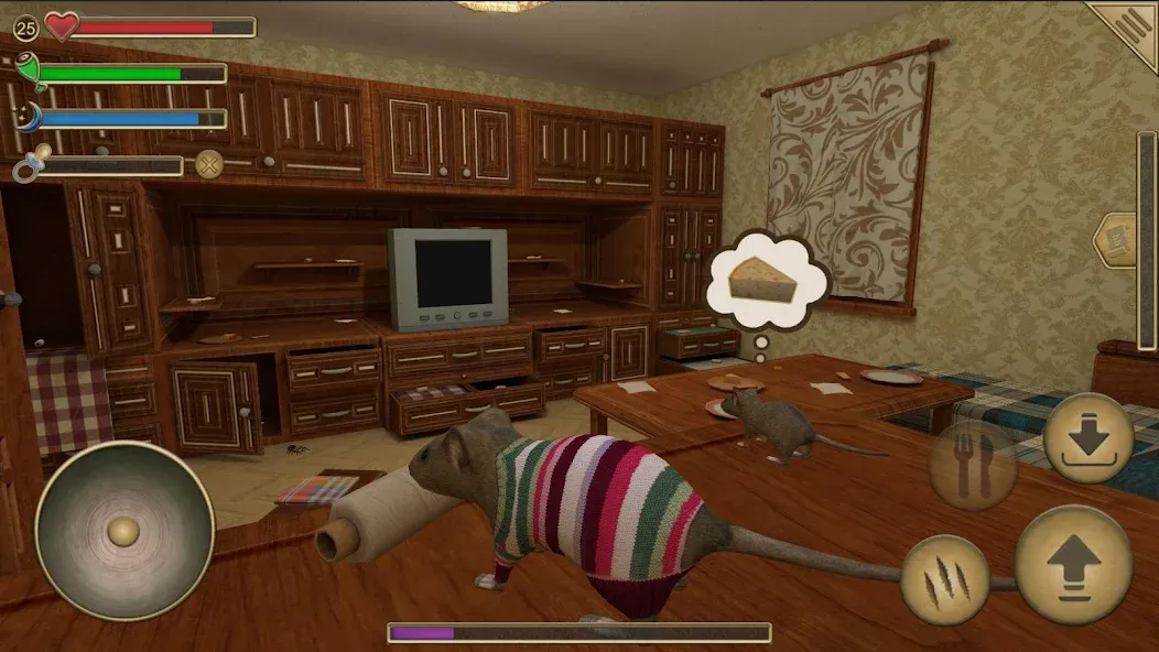 Mouse Simulator :  Forest Home [МОД Premium] APK Android Screenshot 2