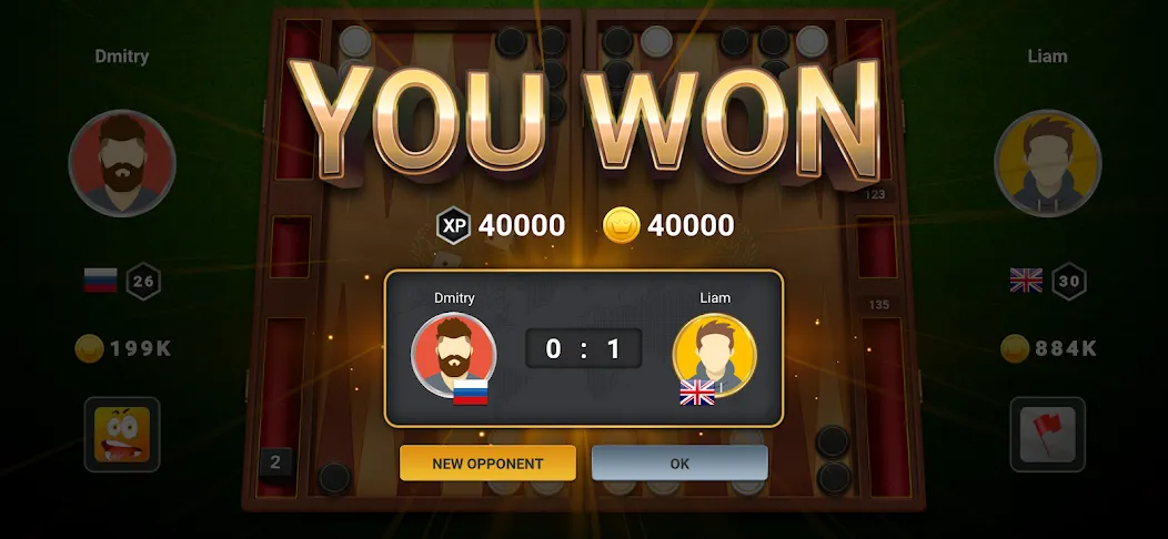 Backgammon Champs - Board Game (Бэкгаммон Чемпс) [МОД Бесконечные монеты] APK Android Screenshot 4