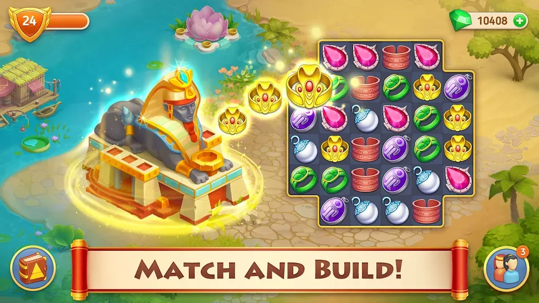 Cradle of Empires: 3 in a Row (Кредл оф Эмпайрс) [МОД Все открыто] APK Android Screenshot 1