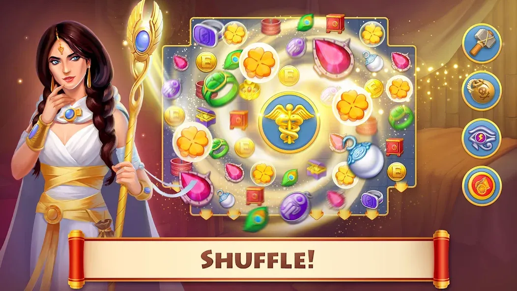 Cradle of Empires: 3 in a Row (Кредл оф Эмпайрс) [МОД Все открыто] APK Android Screenshot 2