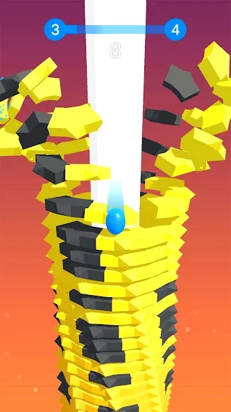 Stack Ball - Crash Platforms (Стэк Болл) [МОД Premium] APK Android Screenshot 2