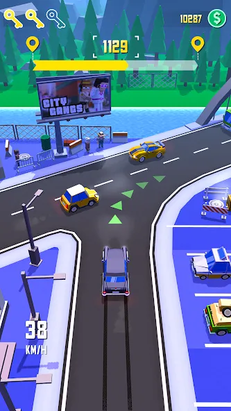 Taxi Run: Traffic Driver (Такси Ран) [МОД Unlocked] APK Android Screenshot 2
