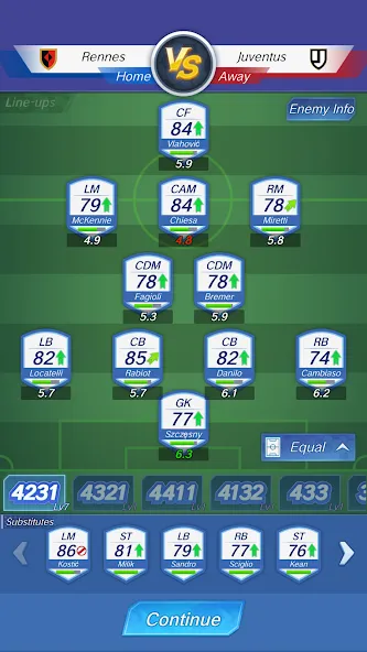 Football Rising Star (Футбольная восходящая звезда) [МОД Много денег] APK Android Screenshot 2