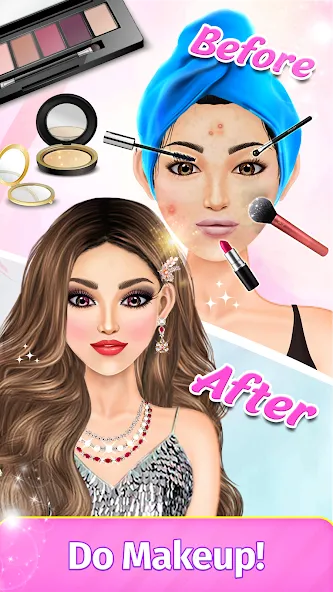 Dress Up Fashion: Makeup Games [МОД Premium] APK Android Screenshot 3