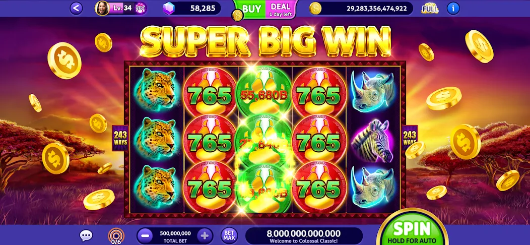 Club Vegas Slots Casino Games (Клуб Вегас) [МОД Много денег] APK Android Screenshot 2