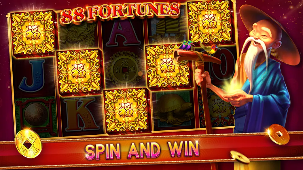 88 Fortunes Casino Slot Games (Форчунс) [МОД Бесконечные монеты] APK Android Screenshot 1
