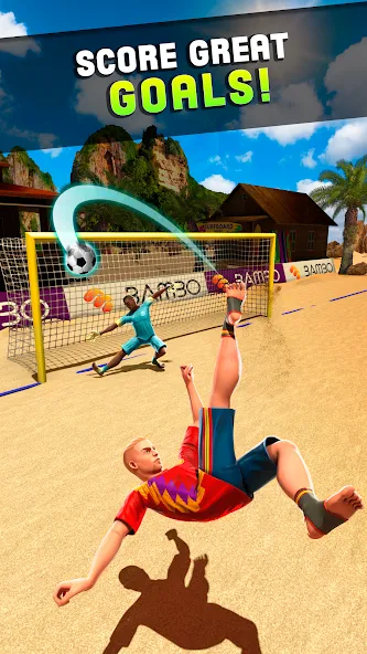 Shoot Goal - Beach Soccer Game (Шут) [МОД Mega Pack] APK Android Screenshot 3